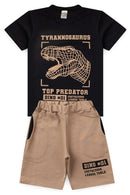 Conjunto Infantil Tyrannosaurus Preto