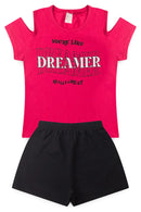 Conjunto Juvenil Verão Feminino Dreamer Cereja