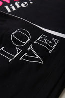 Conjunto Juvenil Verão Feminino Enjoy Love! Preto