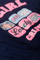 Conjunto Juvenil Verão Feminino Just A Girl Marinho