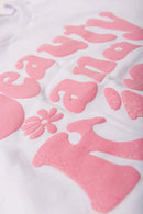 Conjunto Juvenil Verão Feminino Beauty And Kind Branco