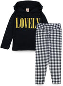 Kit 3 Conjunto Infantil Feminino Meia Estação com Capuz