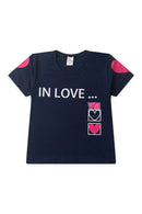 Conjunto Juvenil Verão Feminino In Love Marinho