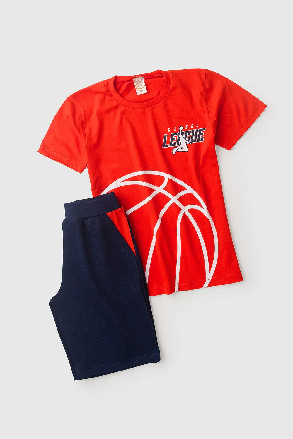 Conjunto Infantil Verão Masculino Basketball League Fanta