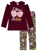 Kit 5 Conjunto Infantil Feminino Meow