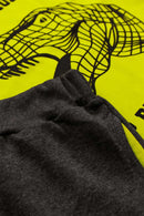 Conjunto Infantil Verão Masculino Tyrannosaurus Lima