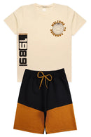 Conjunto Juvenil Verão Masculino Welcome To Paradise Pérola