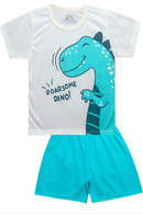 Pijama Menino Dino Verde