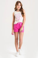 Conjunto Juvenil Verão Feminino Tennis Club Pérola